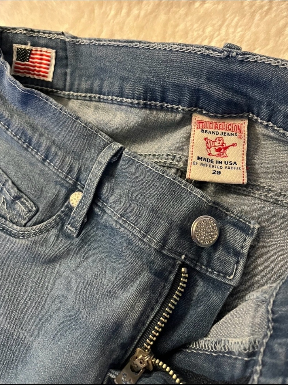 True Religion Jeans - Light Blue Wash